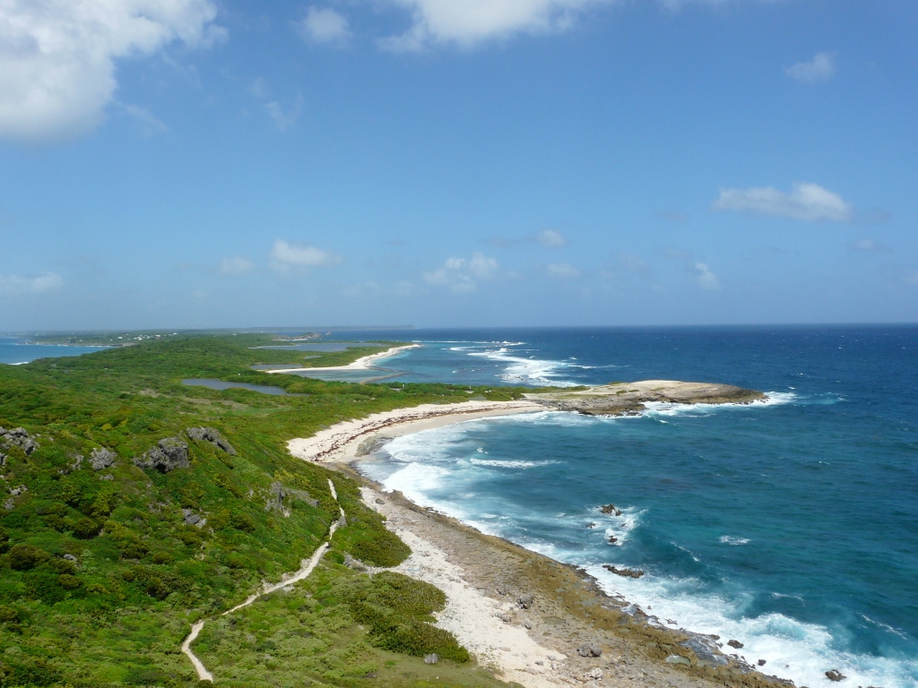 Grande Terre vue de la Pointe des Chateaux